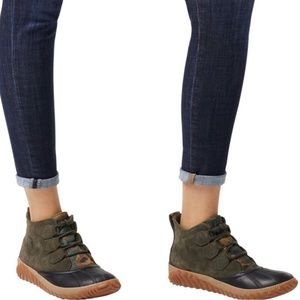 Sorel Out n About Plus Alpine Tundra Boots - Green Camo Size 8.5